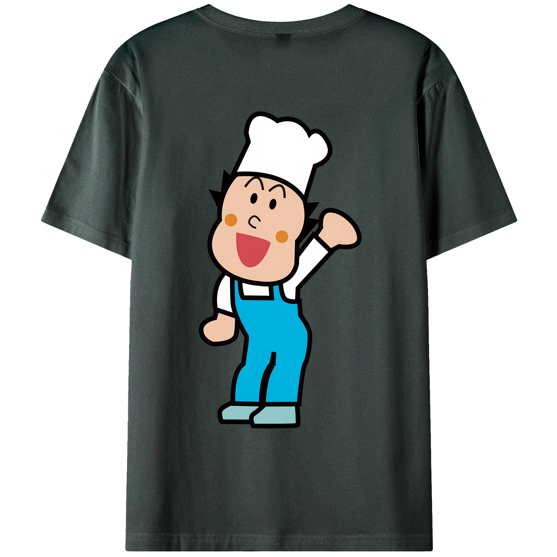 （画像用） アンパンマン Anpanman 綿100％ メンズ半袖Tシャツ（バックプリント） 通気性